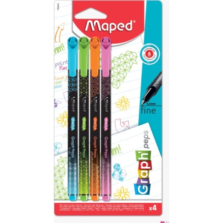 Liner Graph´Peps Deco souprava 4 ks pastelové barvy Maped