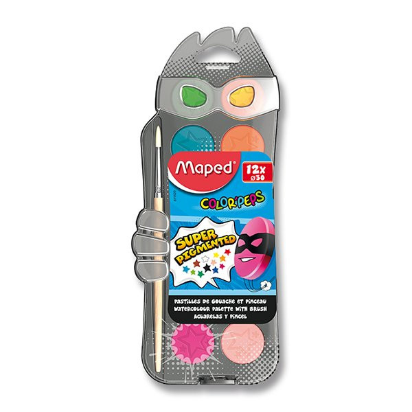 MAPED Vodové barvy Color'Peps 12ks