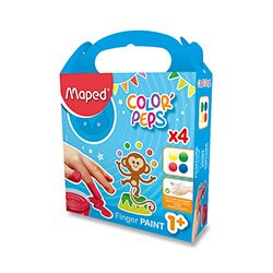 MAPED První prstové barvy Color'Peps v kalíšcích 4 x 80g