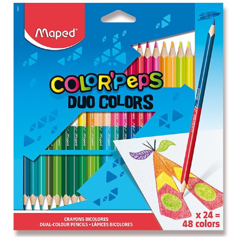 Pastelky Color Peps Duo 48 barev Maped