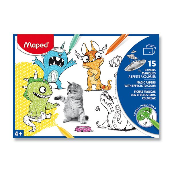 MAPED Magické omalovánky modré