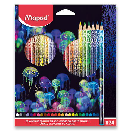 Pastelky Maped Deepsea Paradise 24 barev Maped