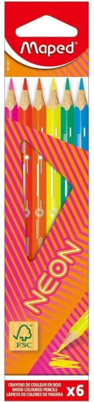 Ergonomické pastelky Maped Neon