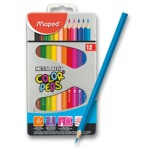 Pastelky Maped Color Peps Metal Box - 12 barev Maped