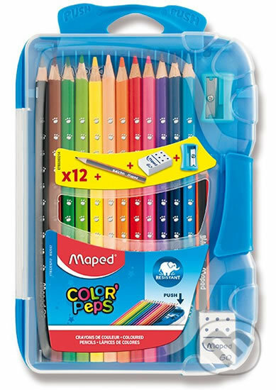 MAPED Pastelky trojhranné Color'Peps Smart Box 12ks
