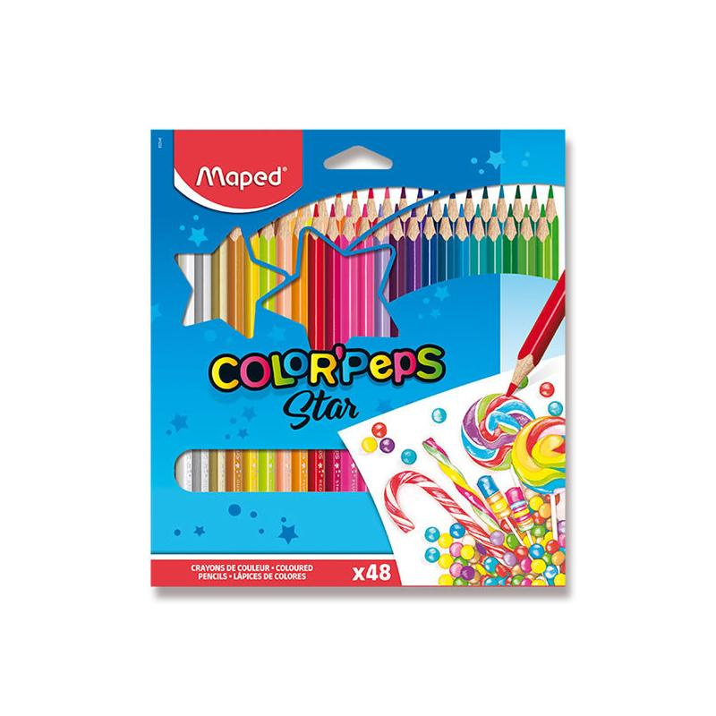 MAPED Pastelky trojboké Color'Peps 48ks