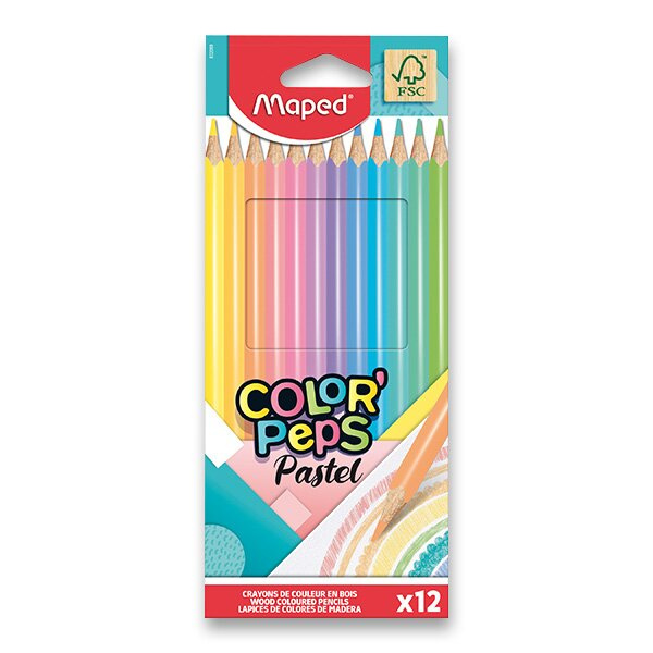 MAPED Pastelky Color'Peps Pastel 12ks