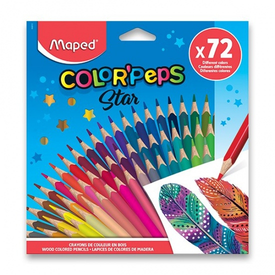 Pastelky Maped Color'Peps 72 barev