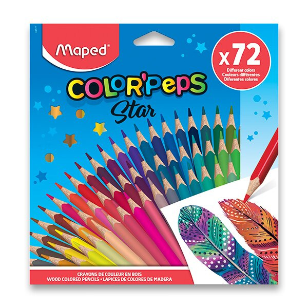 Pastelky Maped Color'Peps 72 barev
