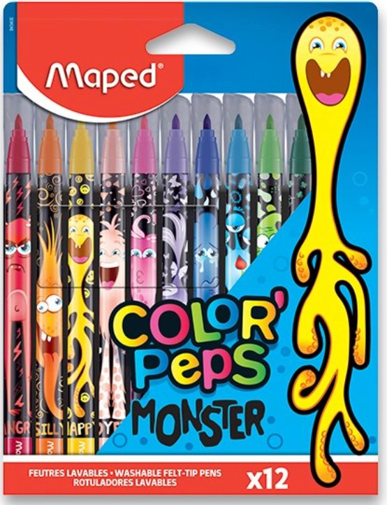 Maped 5400 Dětské fixy Color'Peps Monster 12 ks
