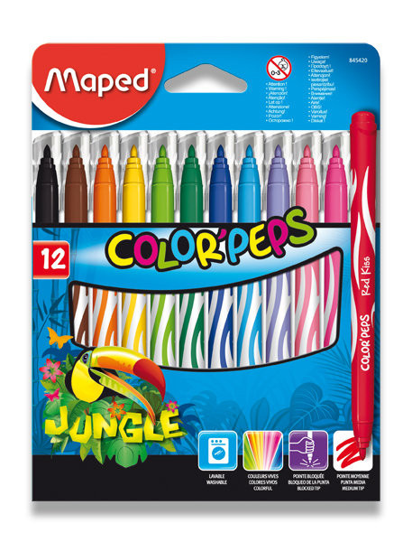 MAPED Fixy Color'Peps Jungle 12ks