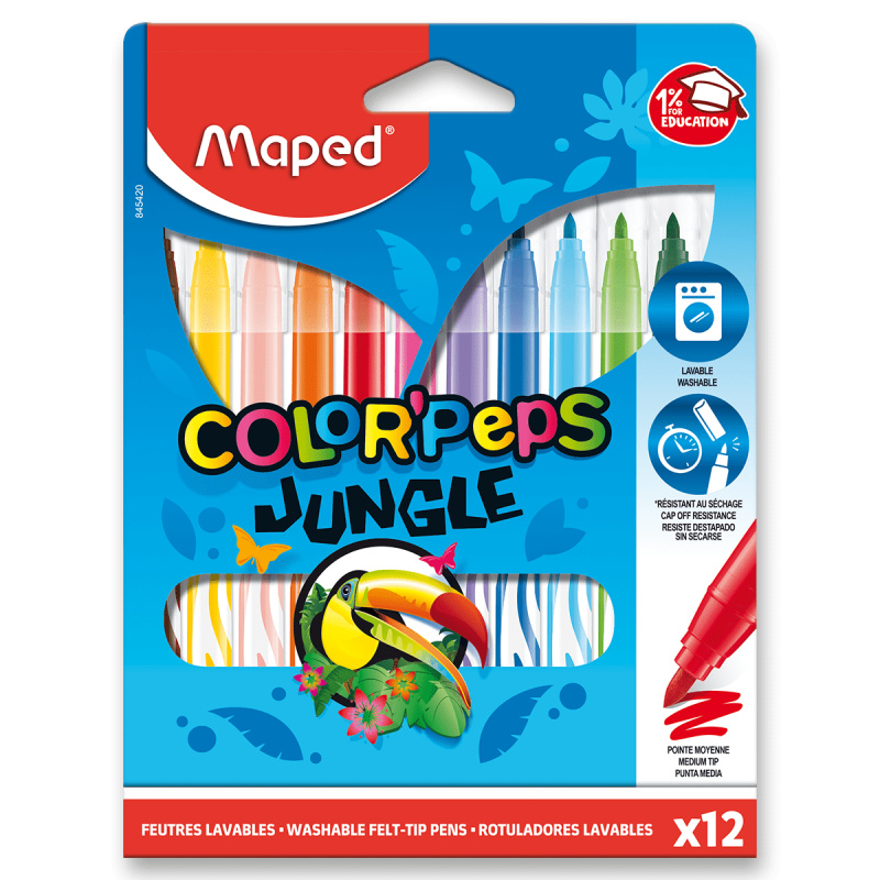 MAPED Fixy Color'Peps Jungle 12ks