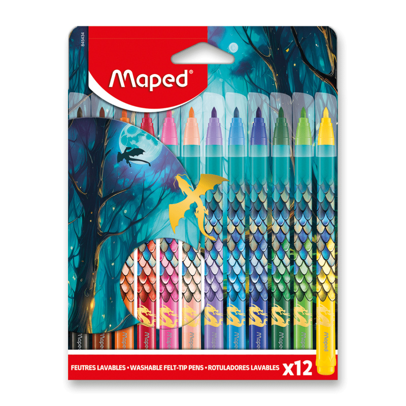Dětské fixy Maped Dragon - 12 barev Maped