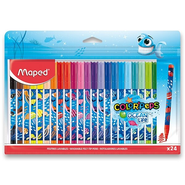 Maped Color'Peps Ocean Life Decorated 24 ks 5703