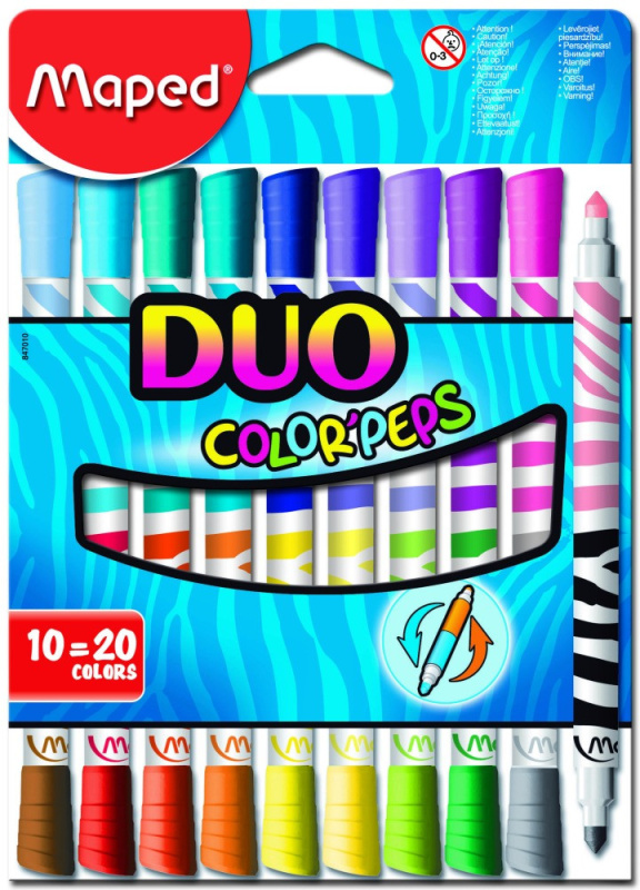 Fixy Color Peps Duo 20 barev Maped