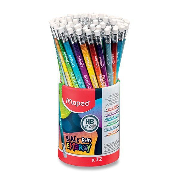 Maped Black´Peps Energy HB 1 ks mix barev