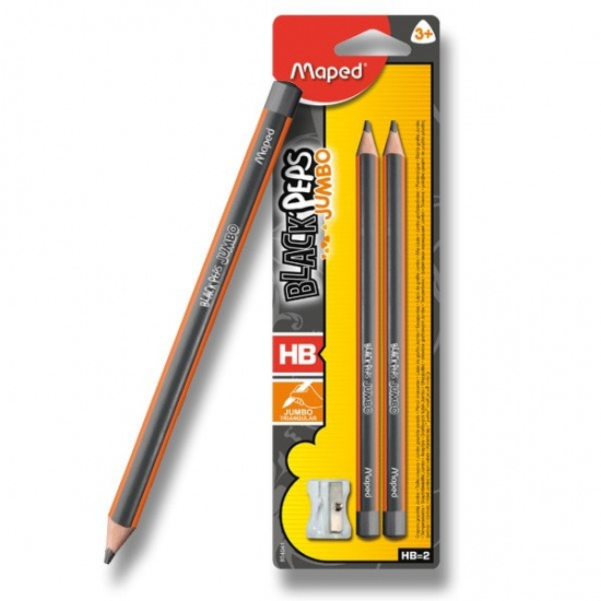 Tužka Black Peps Jumbo tvrdost HB 1 ks Maped