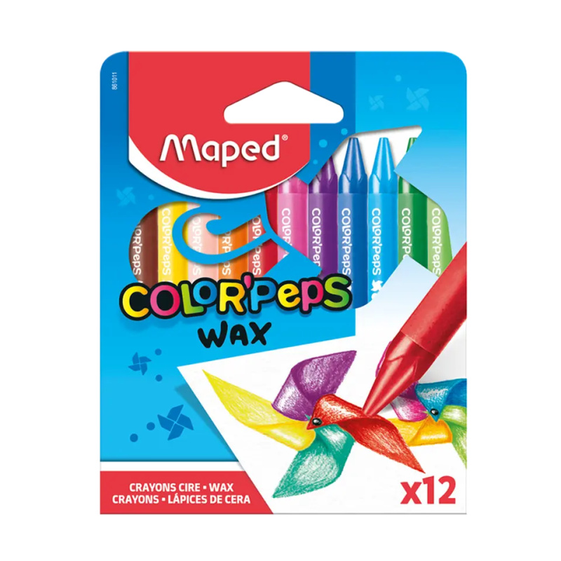 Voskovky Color Peps Wax 12 barev Maped