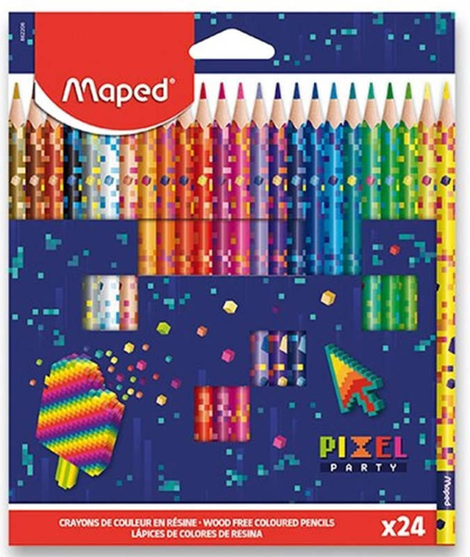 Maped Pastelky Pixel Party 862206 24 ks