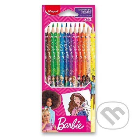 Pastelky Maped Barbie 12 barev Maped