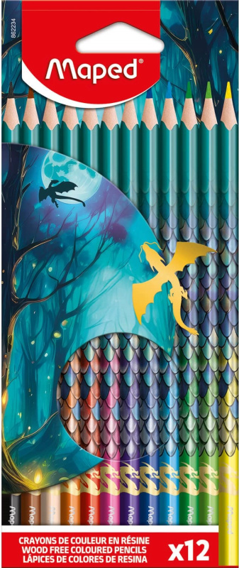 Pastelky Maped Dragon - 12 barev Maped