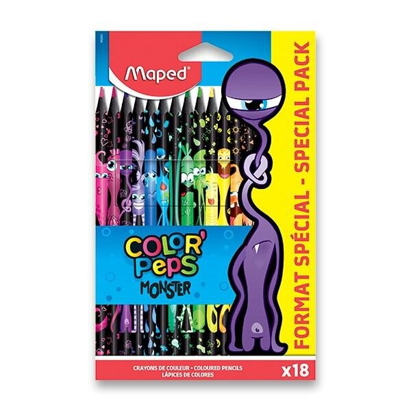 MAPED Pastelky Color'Peps Monster 18ks