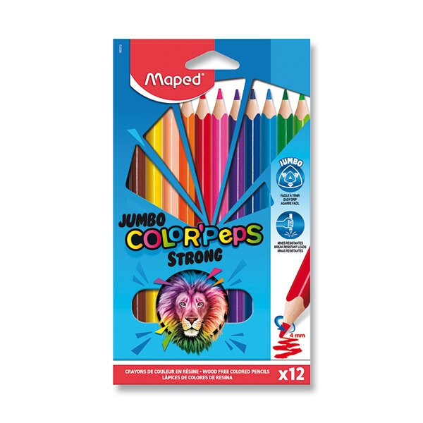 Maped 9863 Color'Peps Strong Jumbo pastelky 12 ks