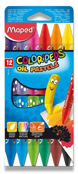 MAPED Olejové voskovky Color'Peps 12ks