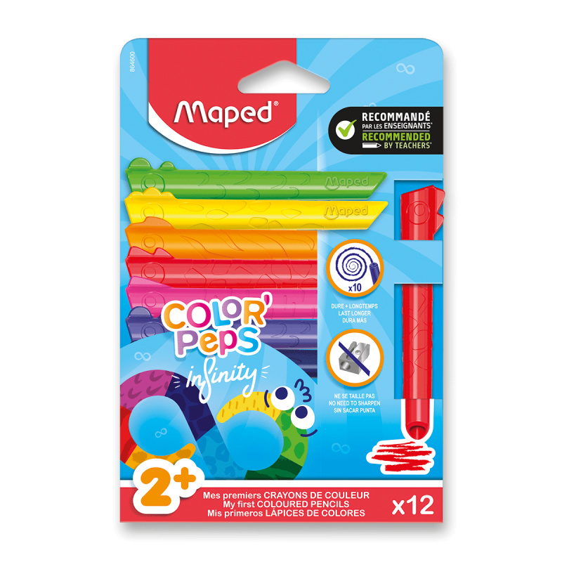 Pastelky Maped Infinity Kidy Jumbo - 12 ks Maped