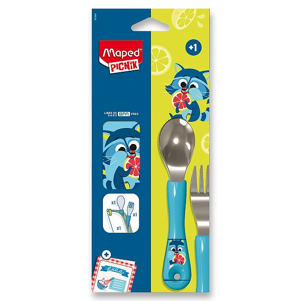 Příbor Maped Miniz Raccoon 2 ks Maped
