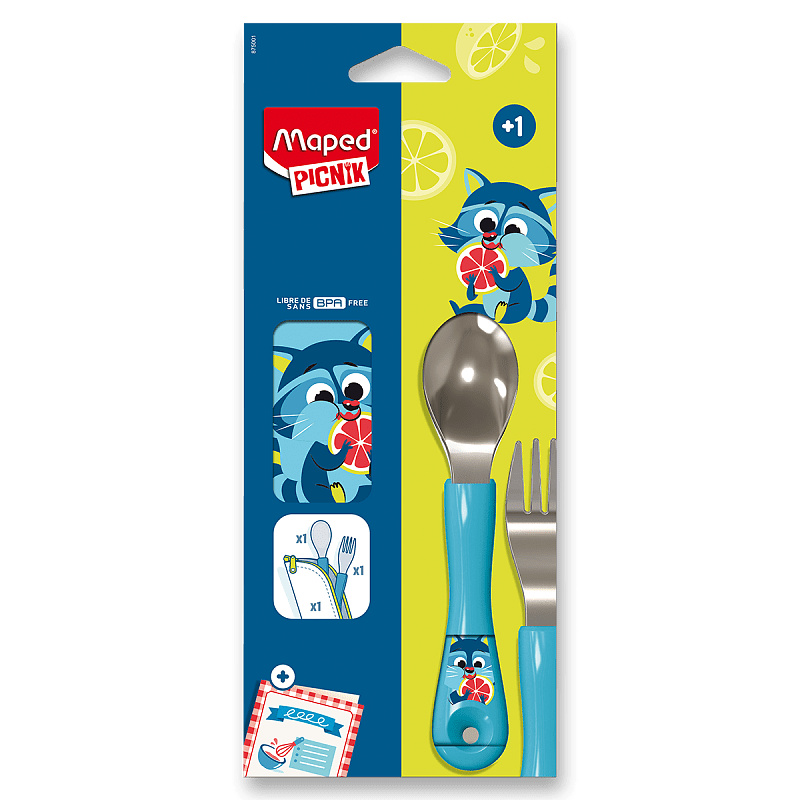 Příbor Maped Miniz Raccoon 2 ks Maped