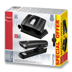 Kancelářská sada Maped Essentials Set sešívačka + děrovačka