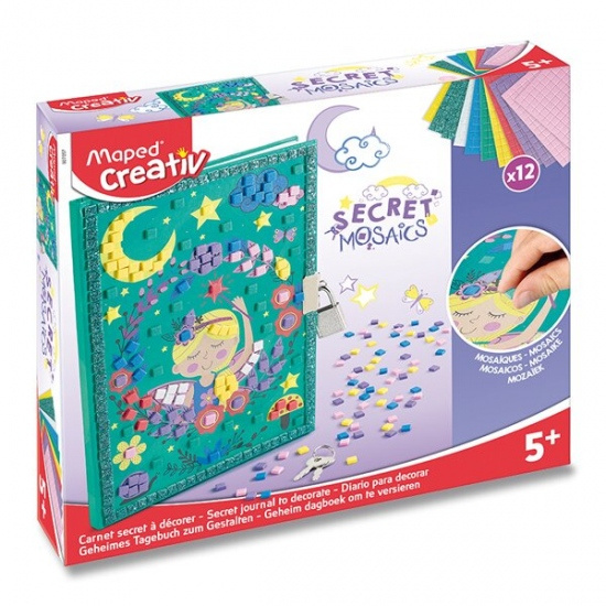 Sada Maped Creativ Secret Mosaics Secret diary tajný deníček Maped