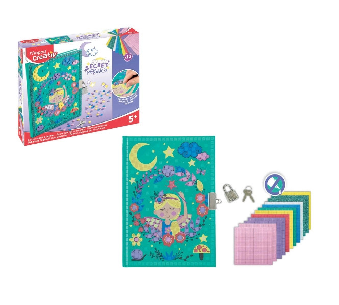 Sada Maped Creativ Secret Mosaics Secret diary tajný deníček Maped