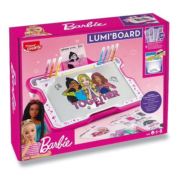 Maped Sada Creativ Barbie Lumi Board tabule s podsvícením