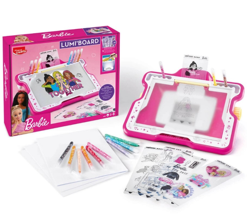 Maped Sada Creativ Barbie Lumi Board tabule s podsvícením