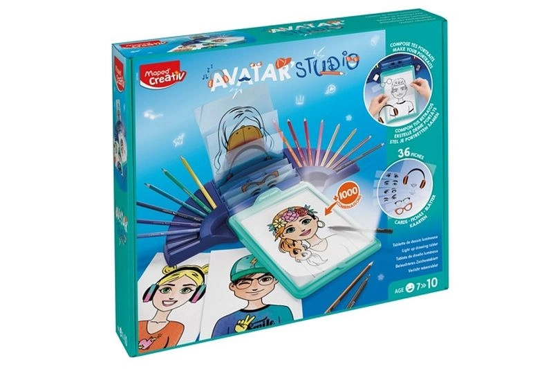 Sada Maped Creativ Avatar Studio tabulka s podsvícením Maped