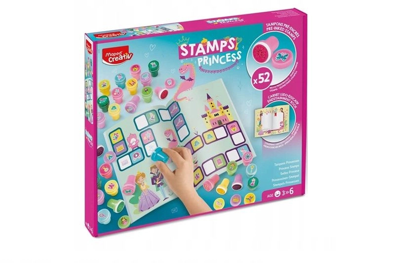 Sada Maped creativ Stamps Princess 52 ks razítek Maped