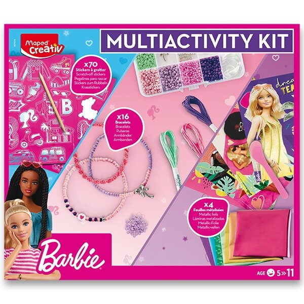 Sada Maped Creativ Barbie Multiactivity Kit sada 3v1 Maped