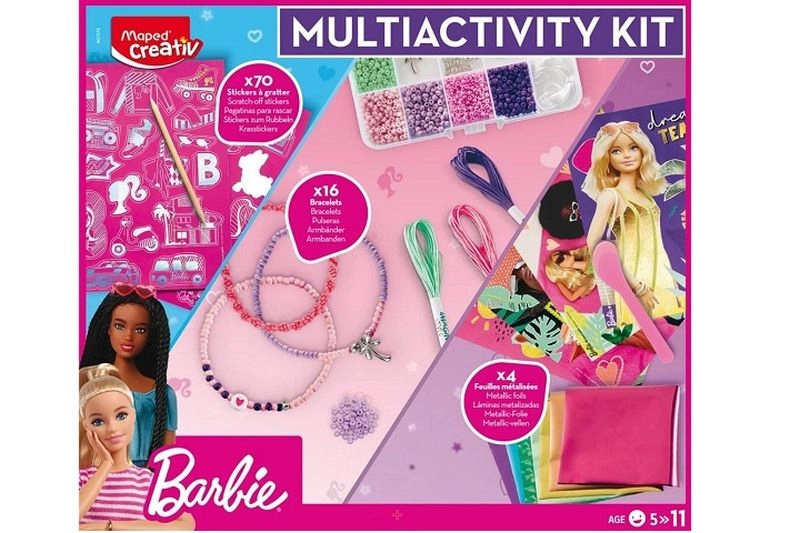 Sada Maped Creativ Barbie Multiactivity Kit sada 3v1 Maped