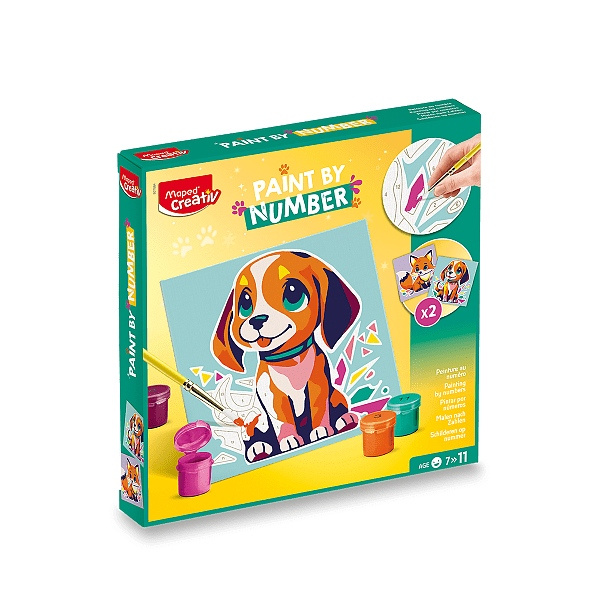 Kreativní sada Maped Creativ Paint by number pes a liška Maped