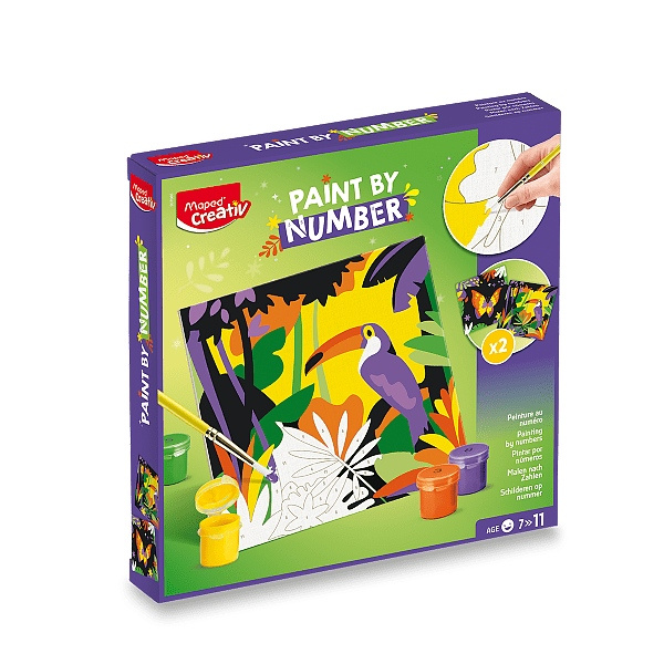 Kreativní sada Maped Creativ Paint by number tukan a motýl Maped