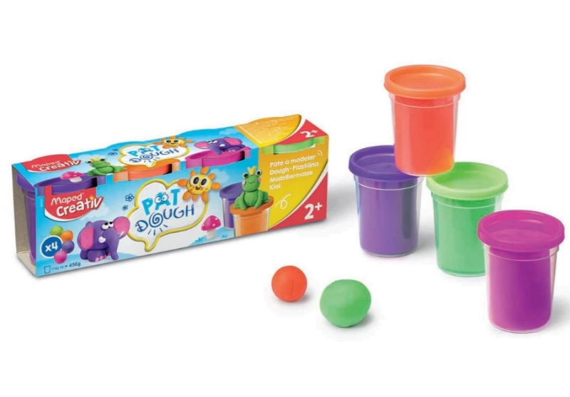 Maped Modelovací hmota Creativ doplňkové barvy, 4 x 114 g
