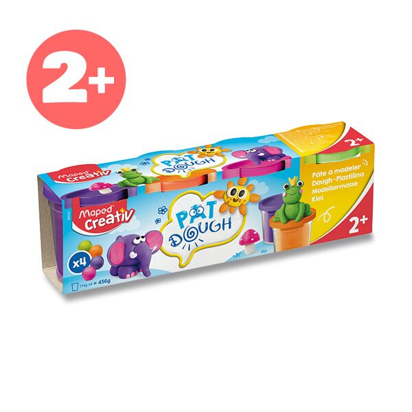 Maped Modelovací hmota Creativ doplňkové barvy, 4 x 114 g