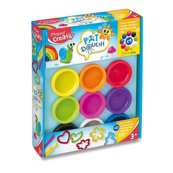 Sada Maped Creativ Modeling Pat´Dough 9 barev Maped