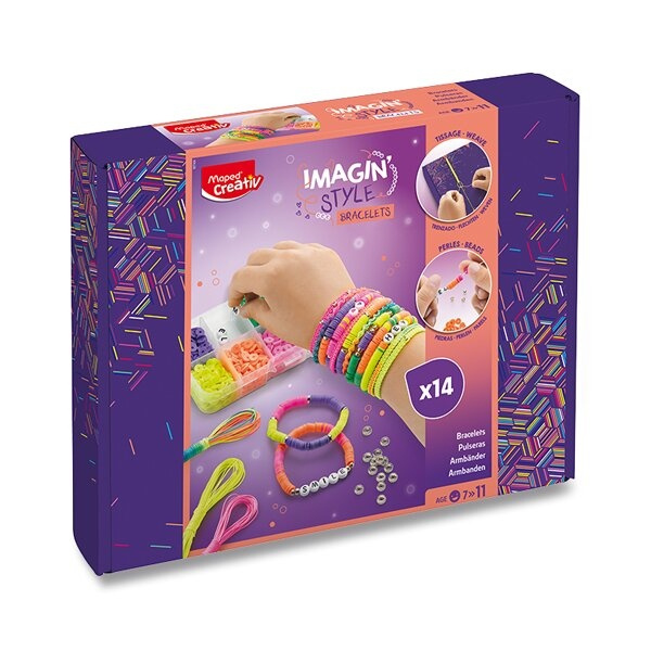 Sada Maped Creativ Imagin'Style Bracelets Neon náramky Maped