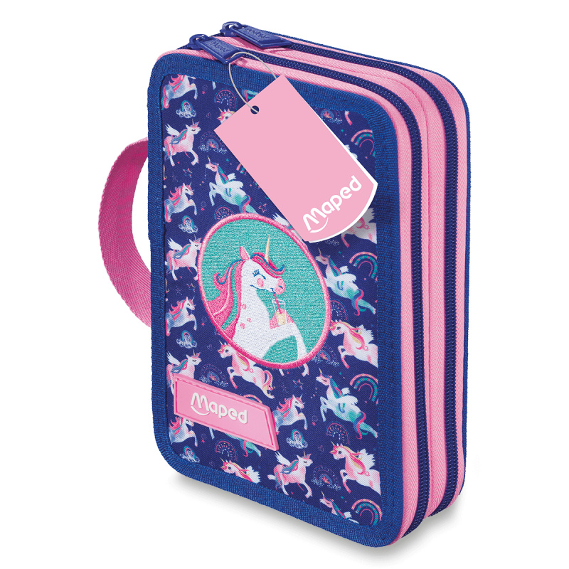 Penál Maped Unicorn - dvoupatrový, plný Maped
