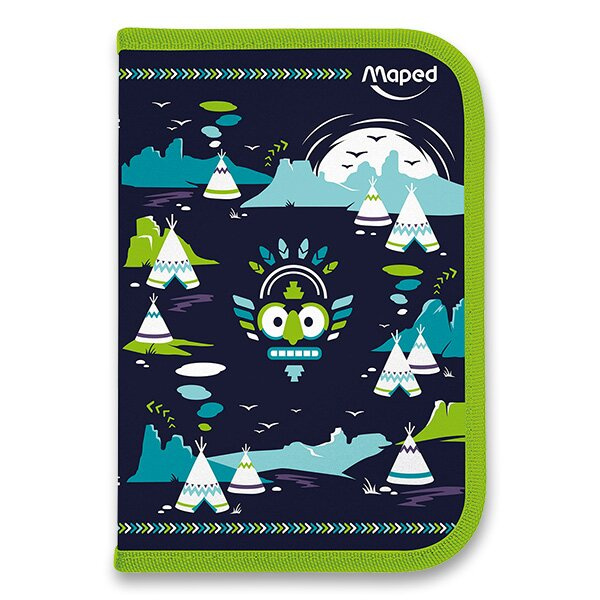 Penál Maped Tatoo - 1patrový, vybavený, motiv Totem