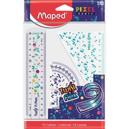 Sada Maped Twist´n Flex Pixel Party 3dílná sada Maped