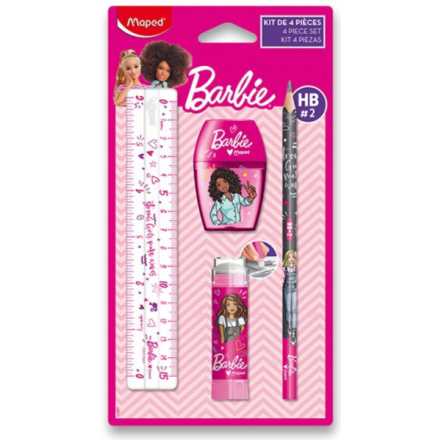MAPED Souprava MAPED Barbie 4ks školních potřeb 486817